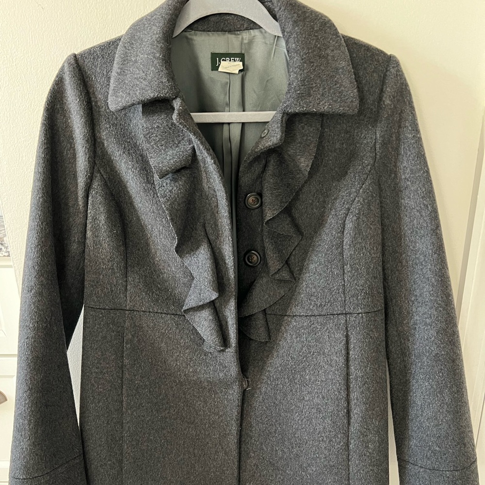 Elegant Gray Women's Coat